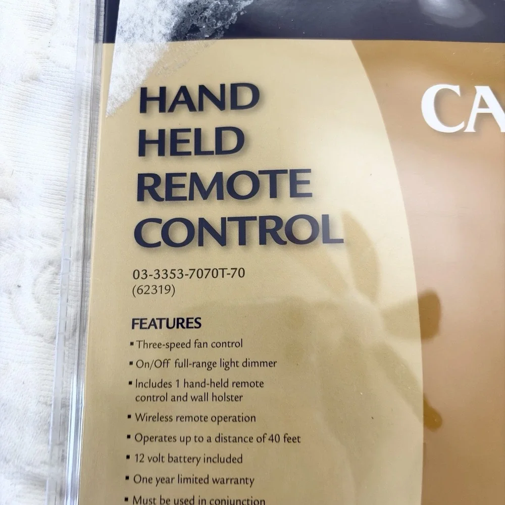 Casa Vieja Ceiling Fan Select Hand Held Remote Control System  3 Speed Dim NEW!